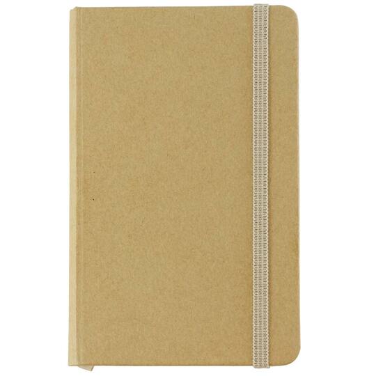 JAM Paper Small Hardcover Notebook with Elastic Band
